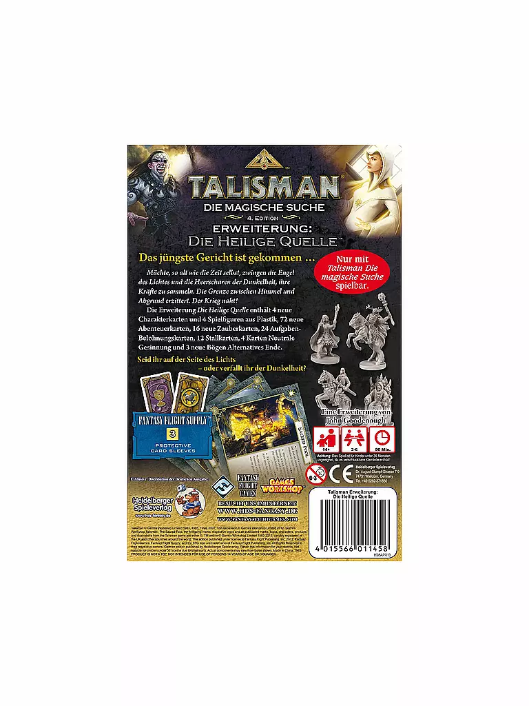 HEIDELBERGER SPIELEVERLAG | Talisman - Die heilige Quelle (Erweiterung) | transparent