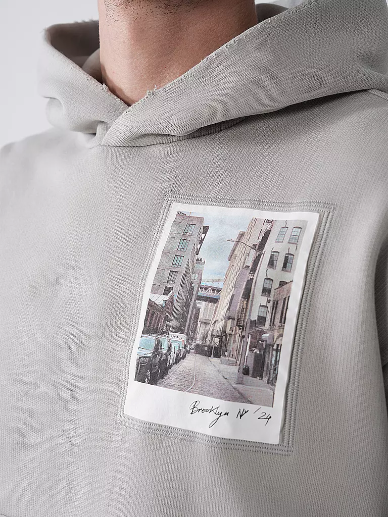 HELMUT LANG | Kapuzensweater - Hoodie | grau