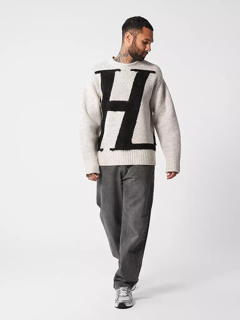 HELMUT LANG | Pullover  | hellgrau