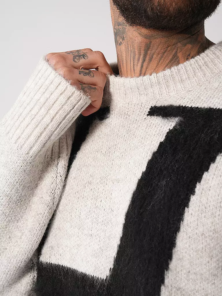 HELMUT LANG | Pullover  | hellgrau
