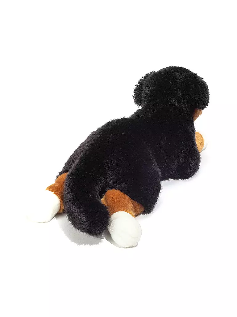 HERMANN TEDDY | Plüschtier - Berner Sennenhund liegend 40cm | schwarz