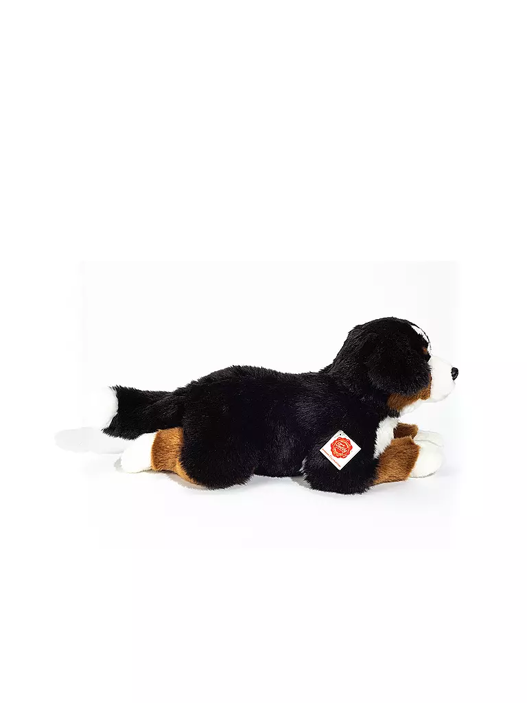 HERMANN TEDDY | Plüschtier - Berner Sennenhund liegend 40cm | schwarz