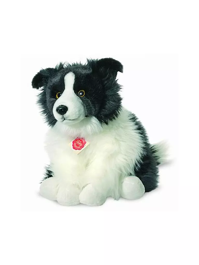 HERMANN TEDDY | Plüschtier - Border Collie sitzend 30cm | transparent