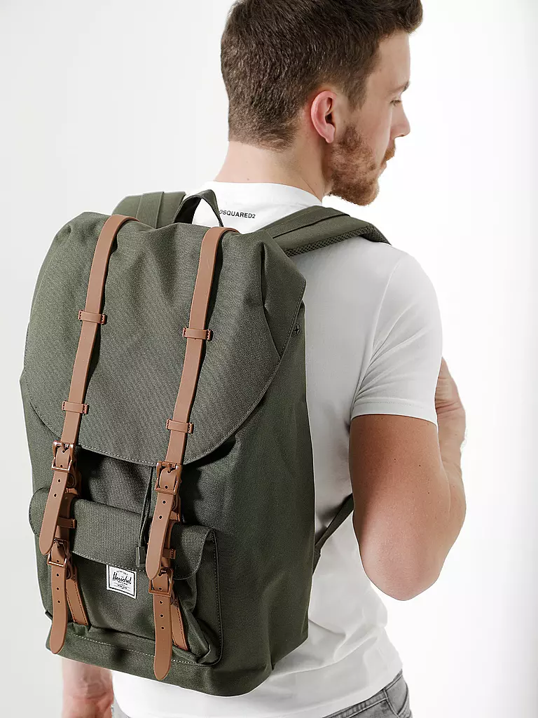 HERSCHEL | Rucksack "Little America" | grün