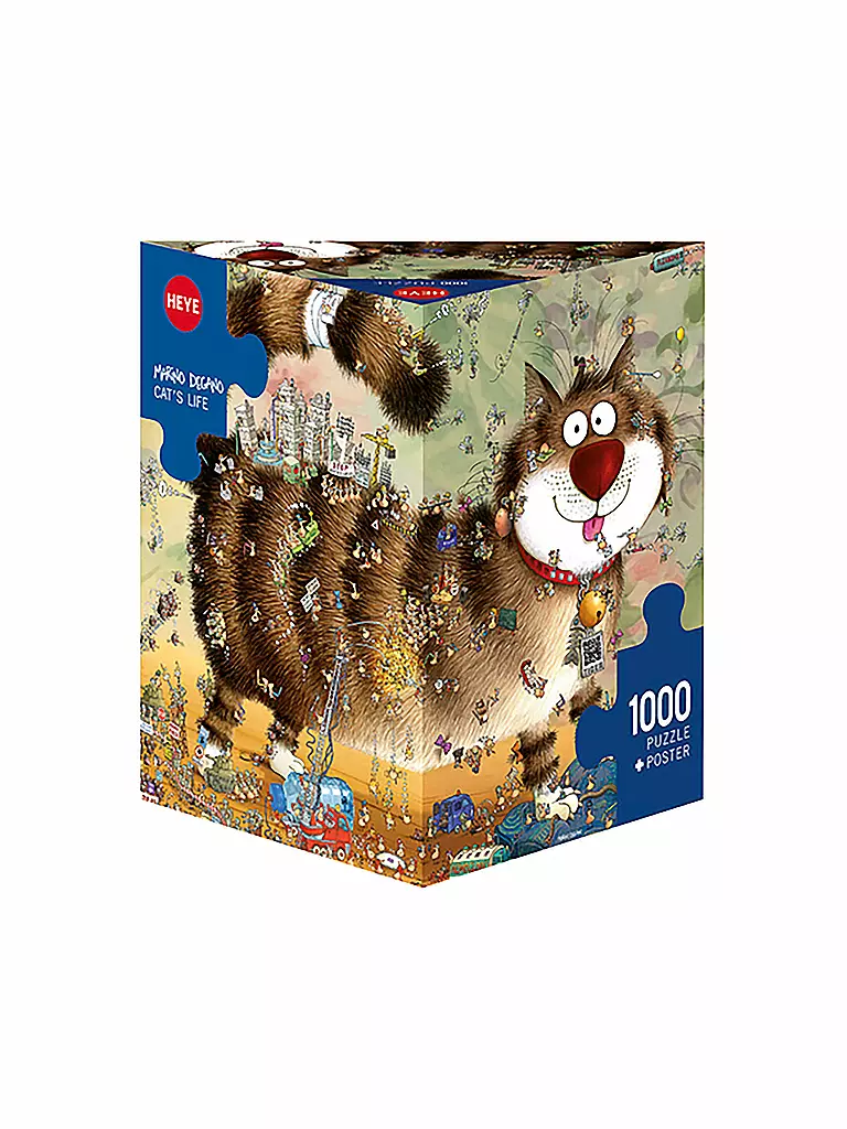 HEYE | Puzzle - Cats Life Degano 1000 Teile | keine Farbe