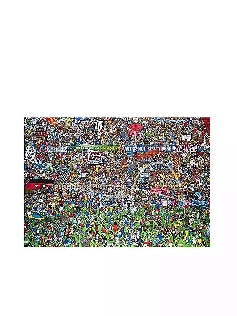 HEYE | Puzzle - Fussball History - Alex Bennett (3000 Teile) Limitierte Auflage mit Golddruck | 