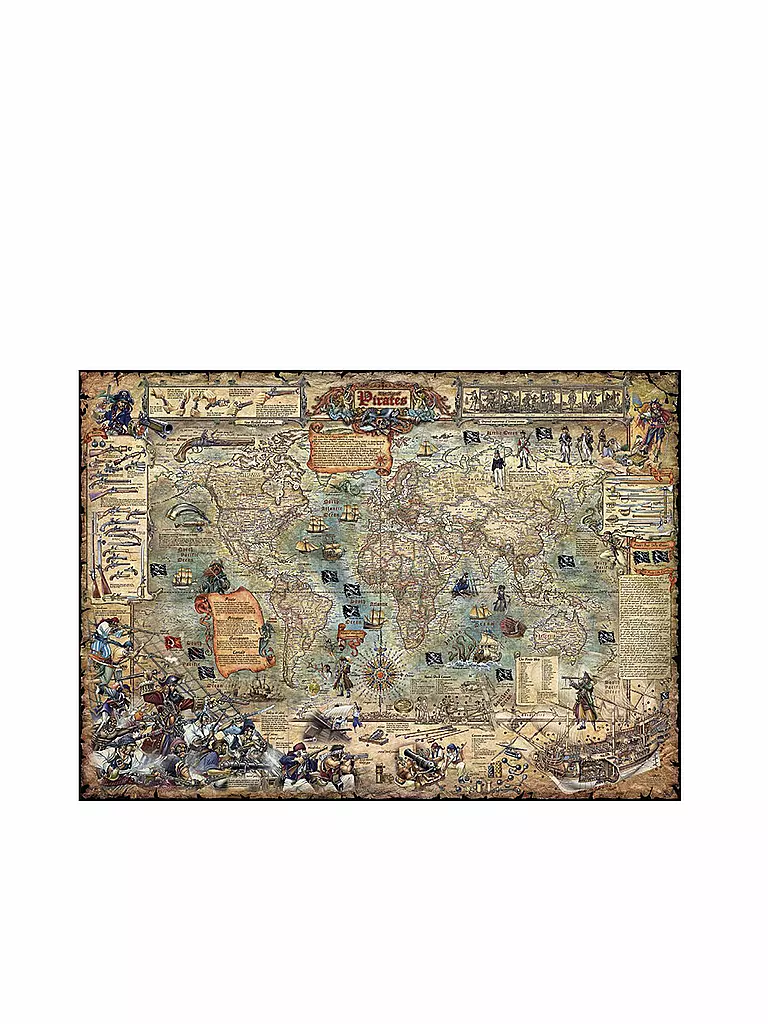 HEYE | Puzzle - Pirate World (3000 Teile) | transparent