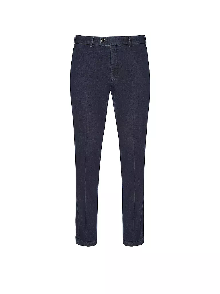 HILTL | Chino Slim Fit TARENT  | dunkelblau