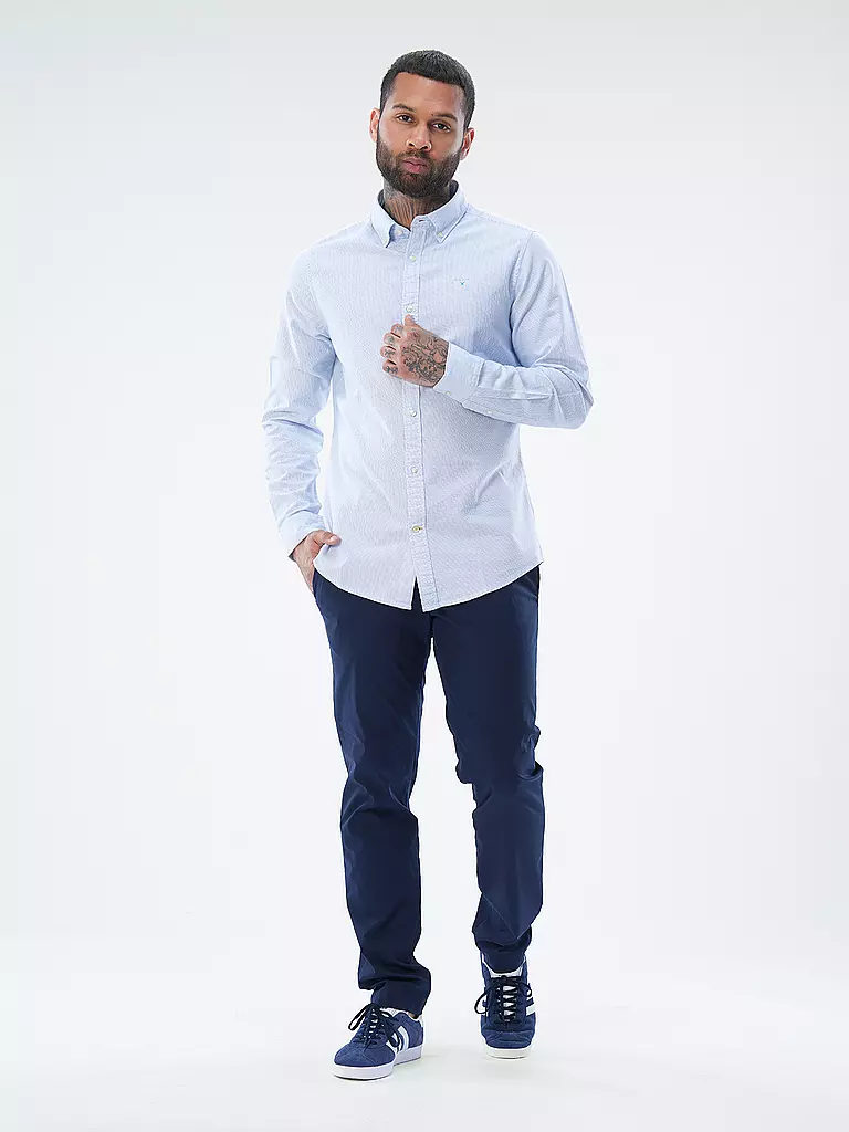 HILTL | Chino Slim Fit TARENT | dunkelblau