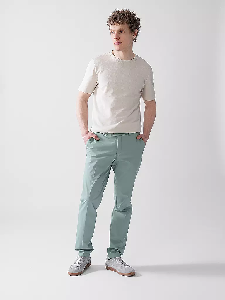 HILTL | Chino Slim Fit TARENT | hellgrün