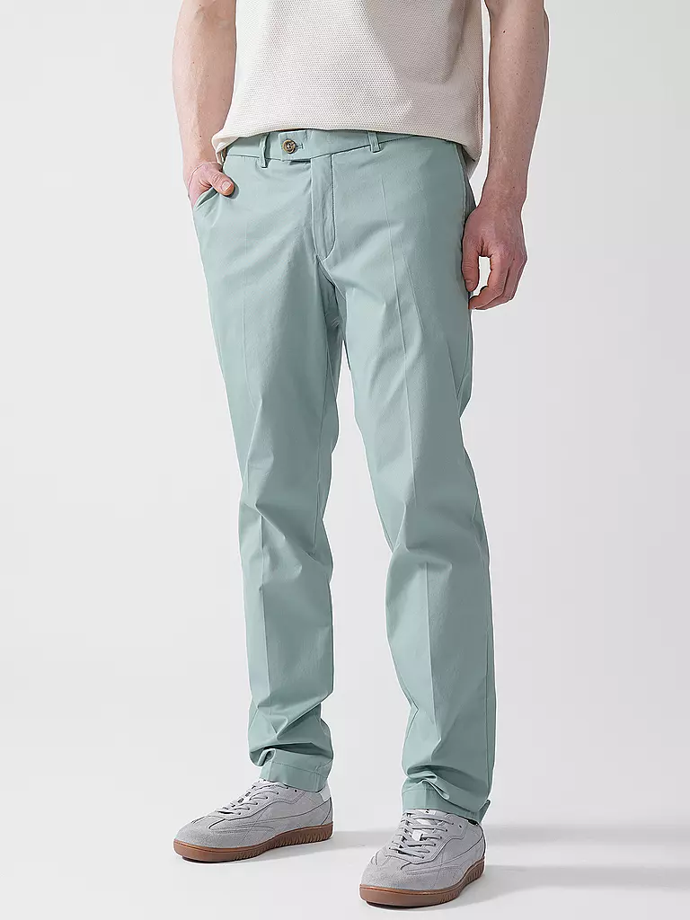 HILTL | Chino Slim Fit TARENT | dunkelblau