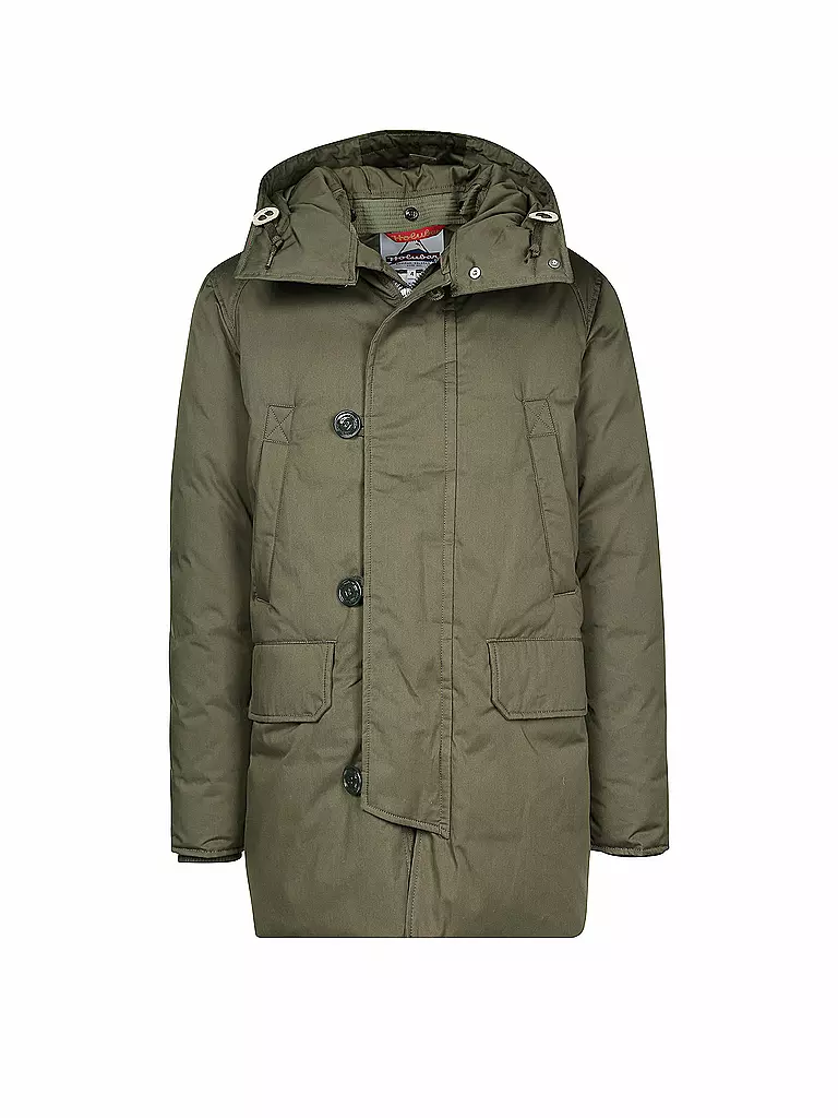 HOLUBAR | Parka mit Steiff-Teddyfutter "Boulder" | olive