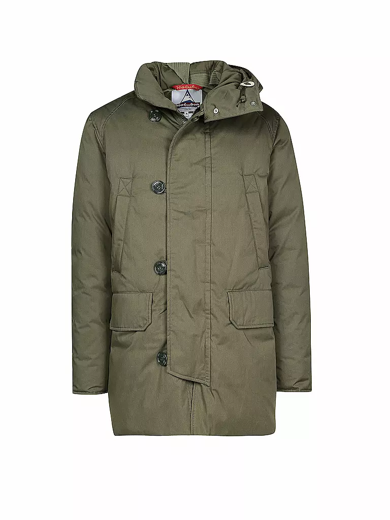 HOLUBAR | Parka mit Steiff-Teddyfutter "Boulder" | olive