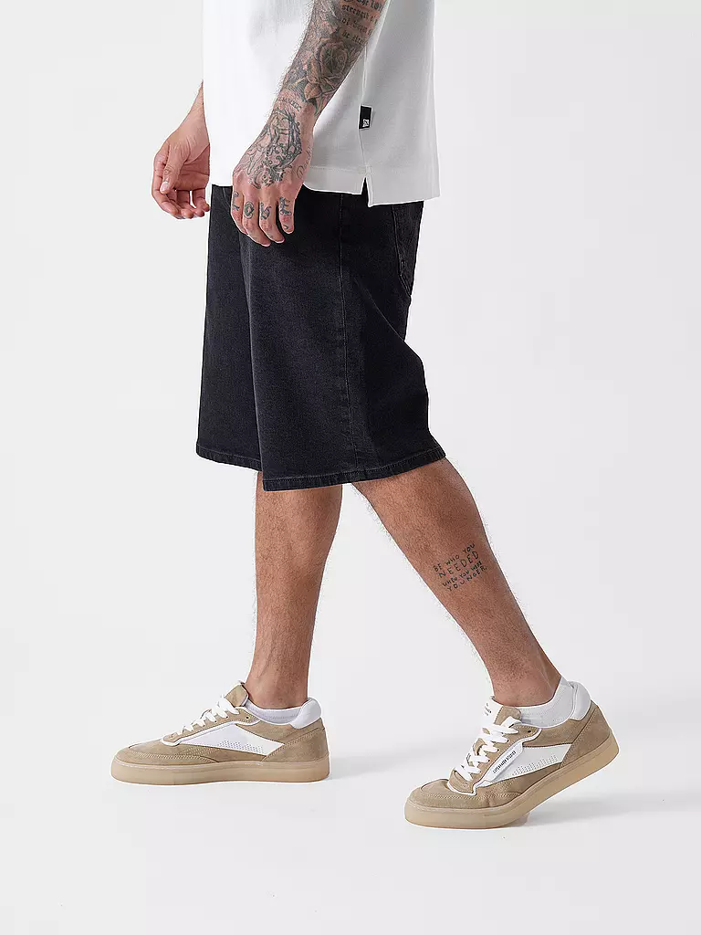 HOMEBOY | Jeansshorts   X-TRA BAGGY | schwarz