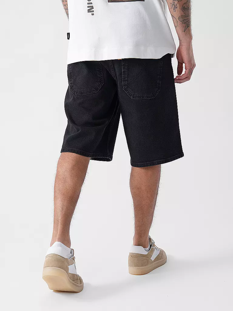 HOMEBOY | Jeansshorts   X-TRA BAGGY | schwarz
