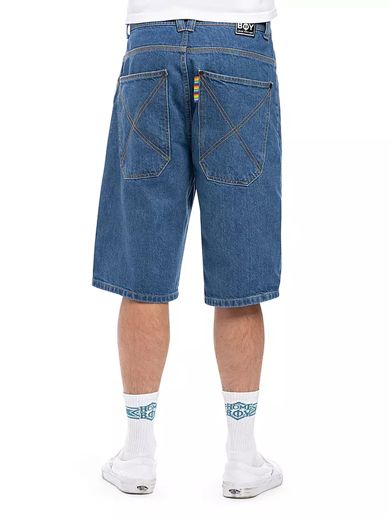 HOMEBOY | Jeansshorts X-TRA BAGGY | blau