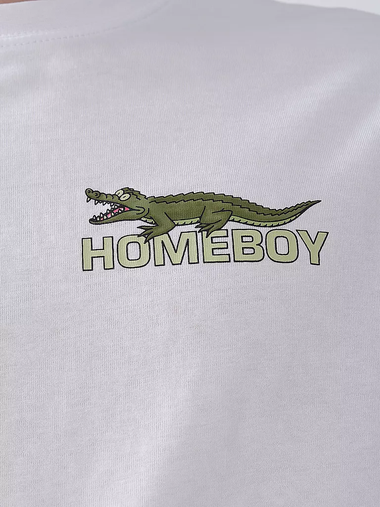 HOMEBOY | T-Shirt CROCOBOY TEE | weiss