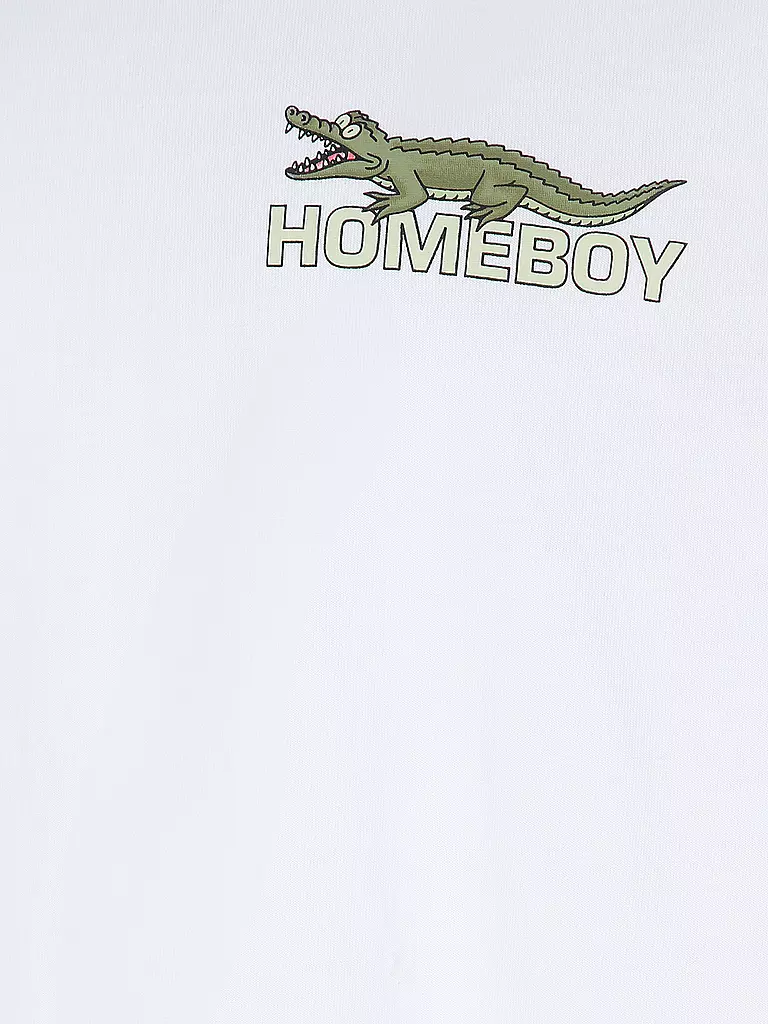 HOMEBOY | T-Shirt CROCOBOY TEE | weiss