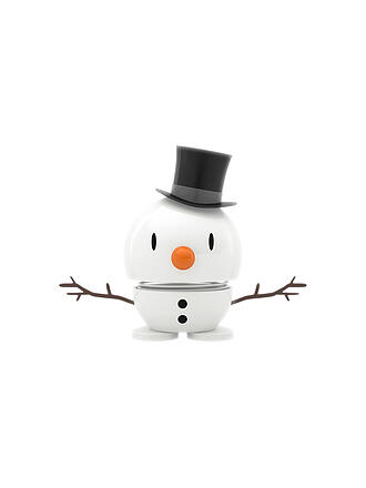 HOPTIMIST | Dekofigur Classic Bumble Snowman 7,8cm White