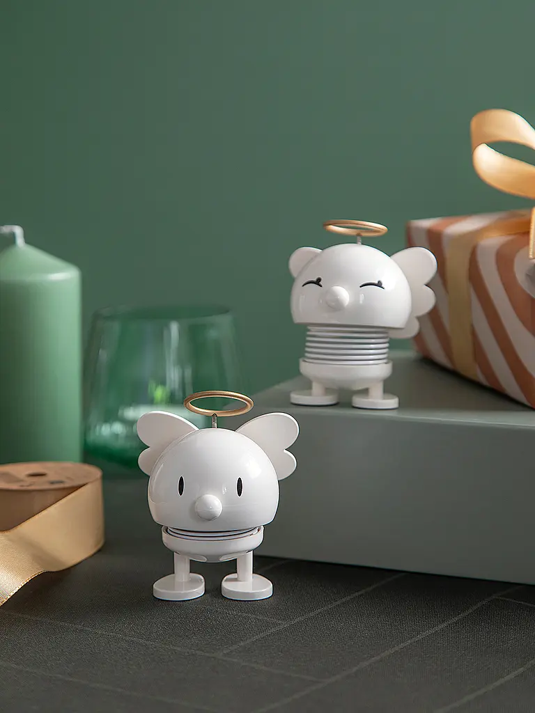 HOPTIMIST | Dekofigur Angel Bumble 7,5cm White | weiss