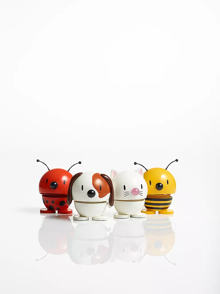 HOPTIMIST | Dekofigur Cat 7,3cm White  | weiss