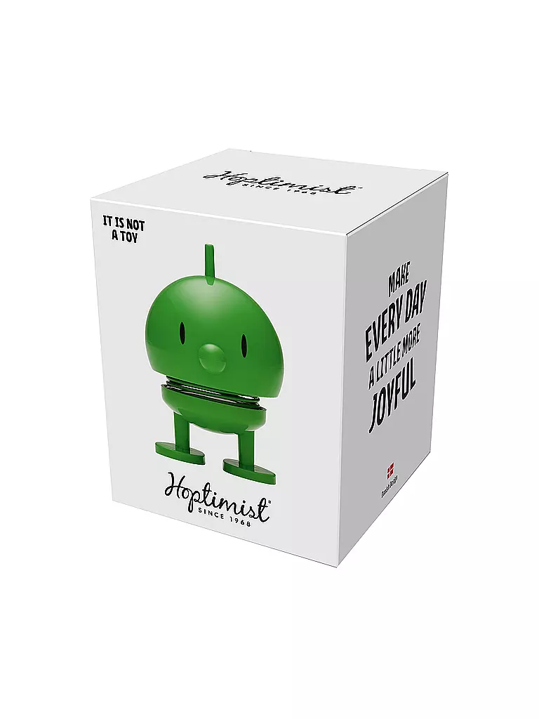 HOPTIMIST | Dekofigur Classic Bumble 7,6cm Green | rot