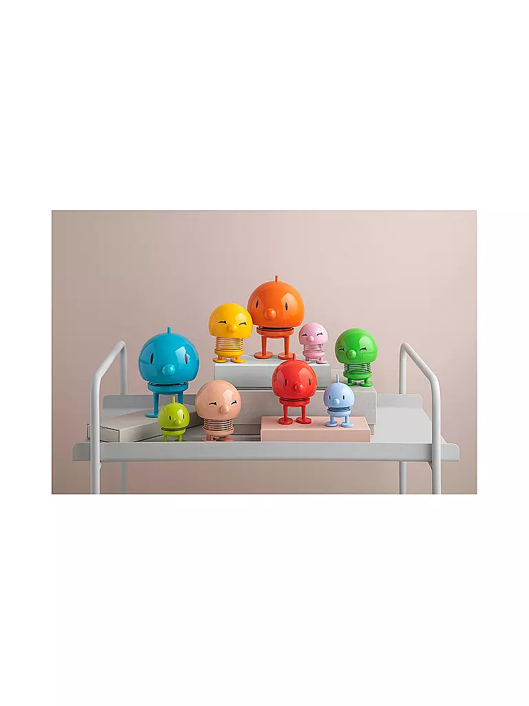 HOPTIMIST | Dekofigur Classic Bumble 7,6cm Orange | grün
