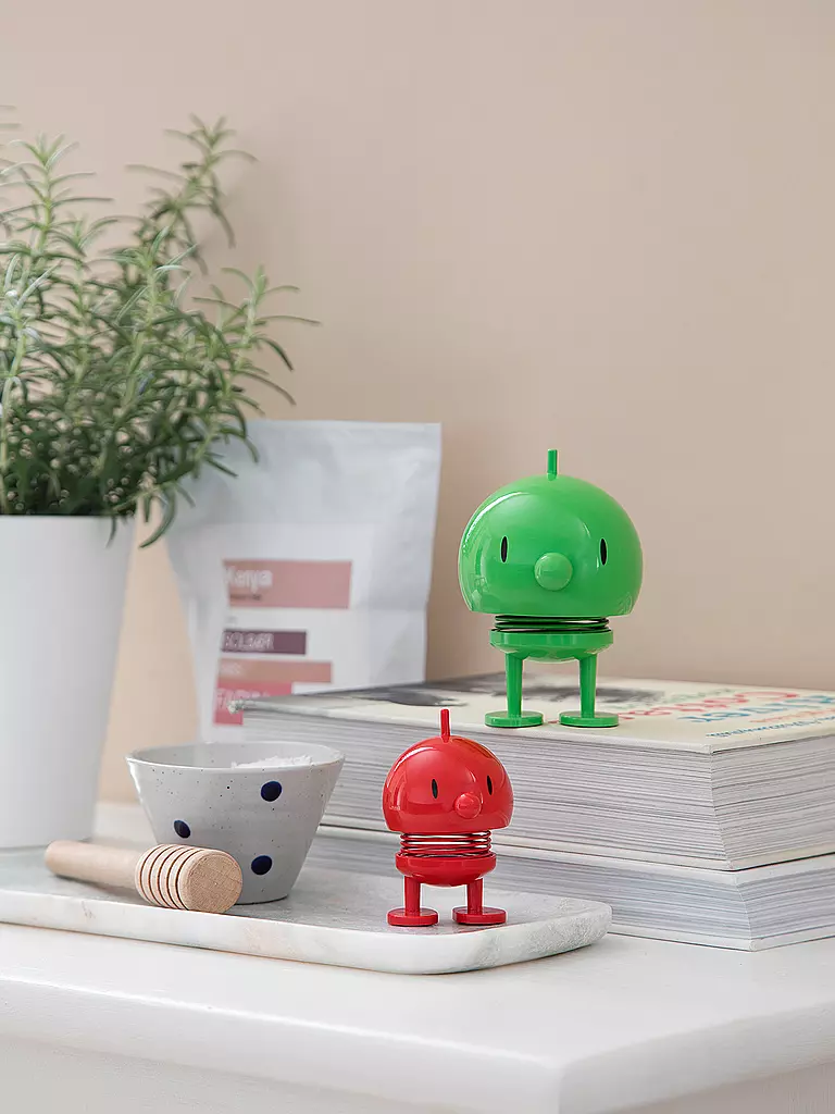 HOPTIMIST | Dekofigur Classic Bumble 7,6cm Red | grün