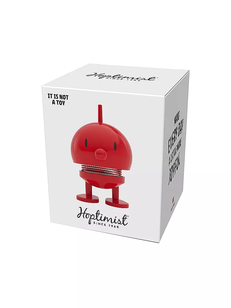 HOPTIMIST | Dekofigur Classic Bumble 7,6cm Red | grün