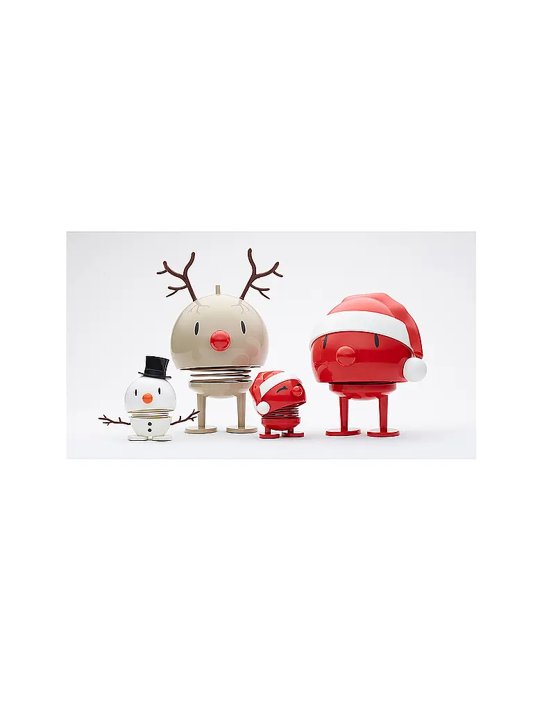 HOPTIMIST | Dekofigur Classic Bumble Snowman 7,8cm White | 