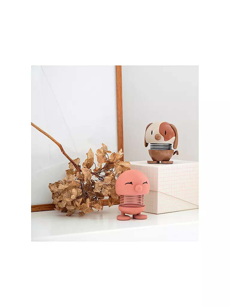 HOPTIMIST | Dekofigur Dog 6,9cm Brown | braun