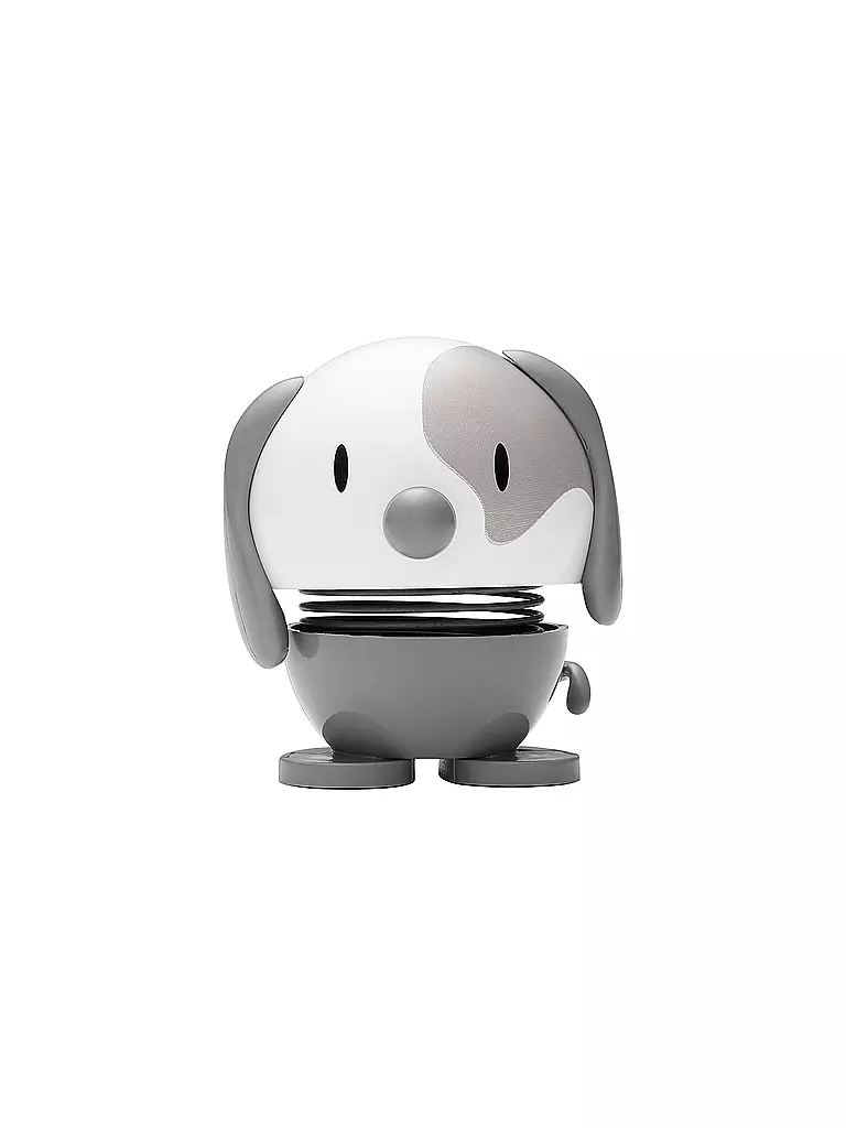 HOPTIMIST | Dekofigur Dog 6,9cm Cool Grey | hellgrau