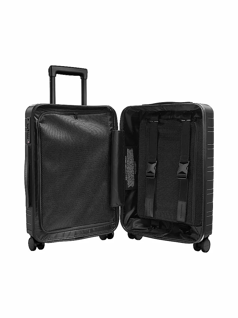 HORIZN STUDIOS | Handgepäck Trolley H5 SMART 55cm All Black | schwarz