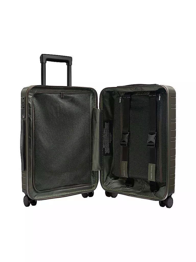 HORIZN STUDIOS | Handgepäck Trolley H5 SMART 55cm Dark Olive | olive