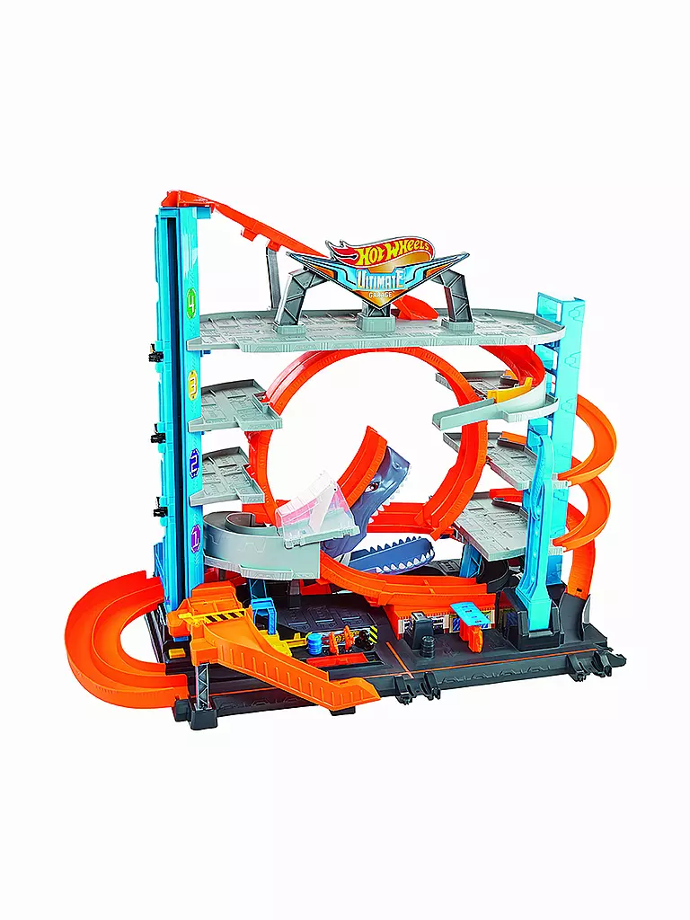 HOT WHEELS | Hot Wheels City Ultimative Garage mit Hai-Angriff | 