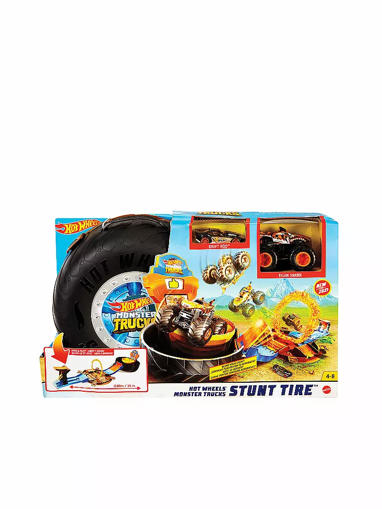 HOT WHEELS | Hot Wheels Monster Trucks Stunt-Reifen Spielset | keine Farbe