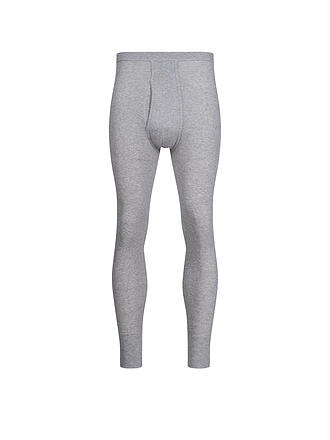 HUBER | Lange Unterhose mit Eingriff COMFORT grey melange