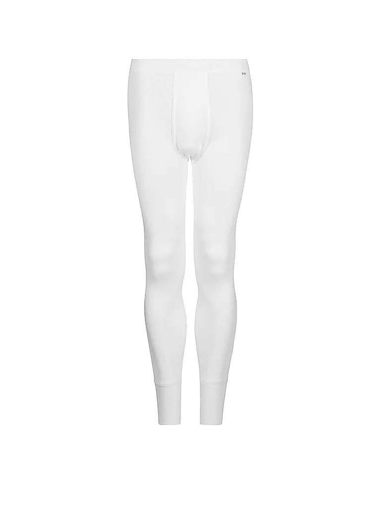 HUBER | Lange Unterhose "De Luxe" (Weiß) | weiß