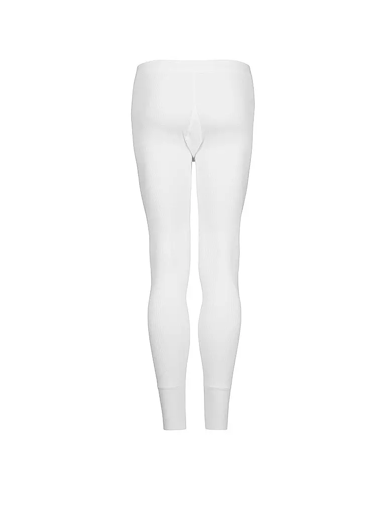 HUBER | Lange Unterhose "De Luxe" (Weiß) | weiß