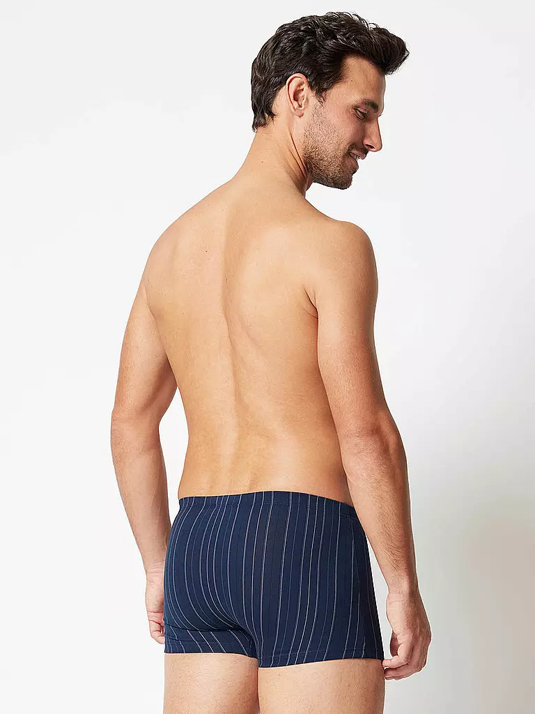 HUBER | Pants 2-er Pkg. dress blue stripe | schwarz