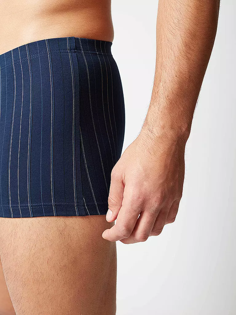 HUBER | Pants 2-er Pkg. dress blue stripe | schwarz