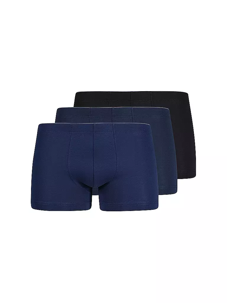 HUBER | Pants 3er Pkg. blue black selection  | blau