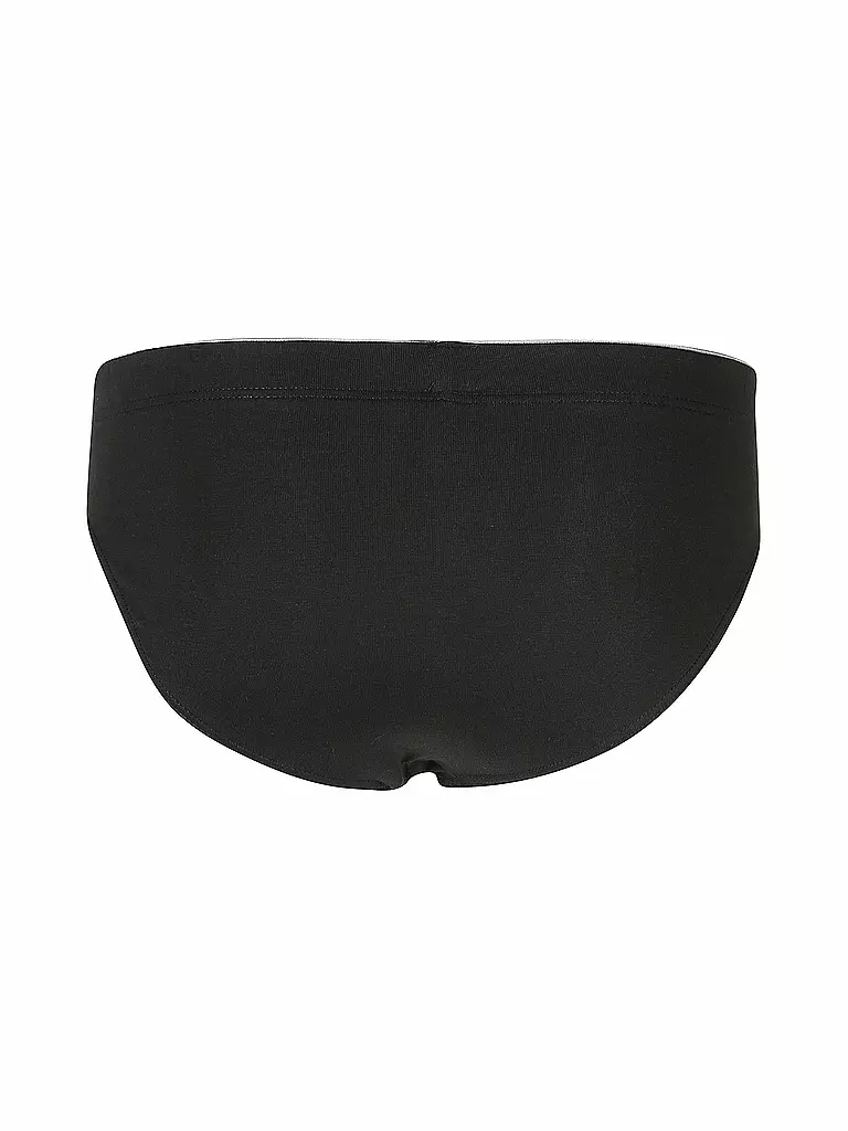 HUBER | Slip 3er Pkg Just Comfort Schwarz | blau