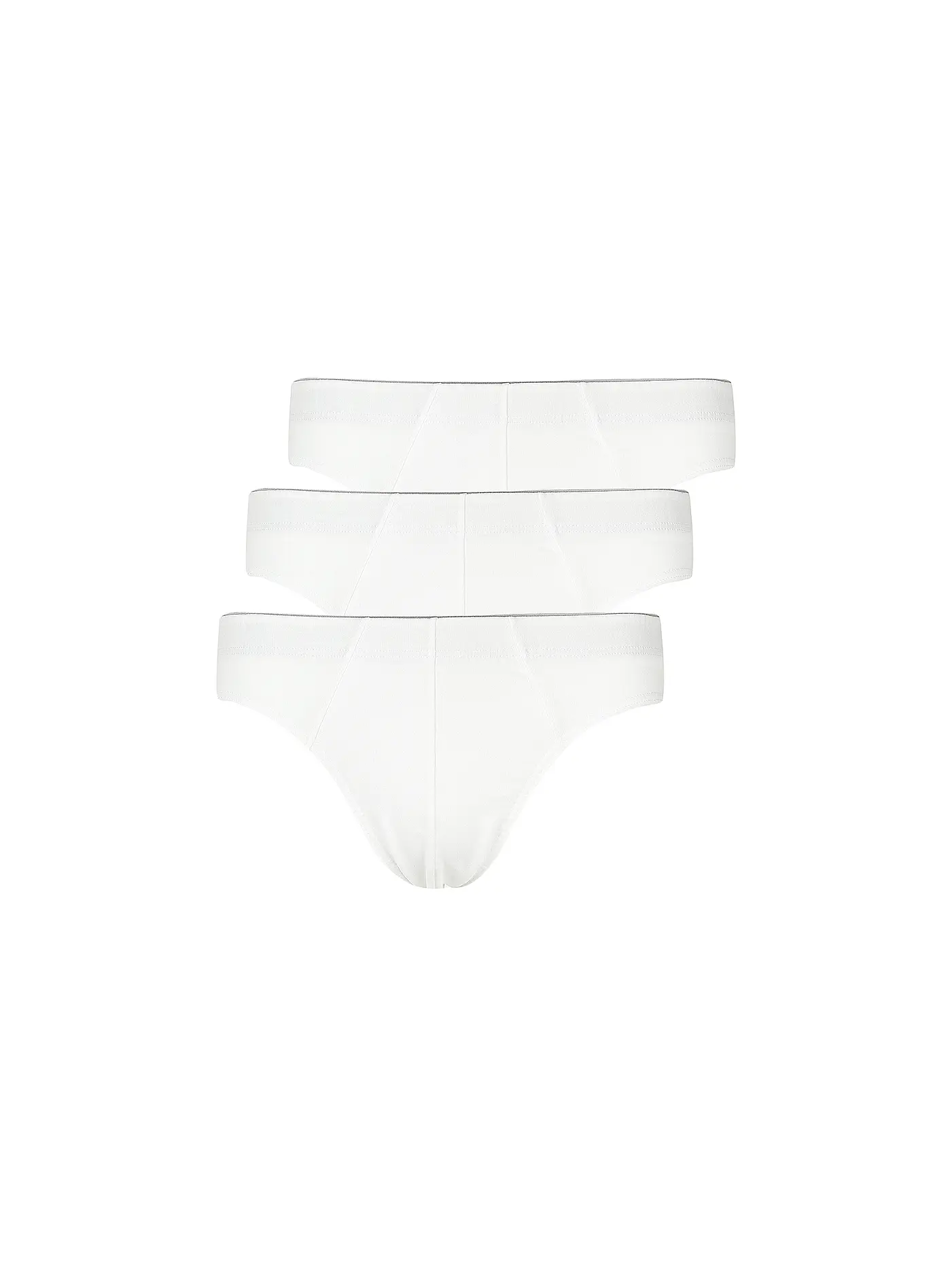 HUBER | Brasil Slip 3er Pkg. blue black selection  | weiss