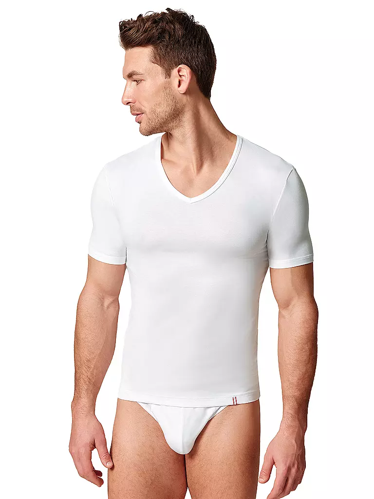 HUBER | T-Shirt  | weiss
