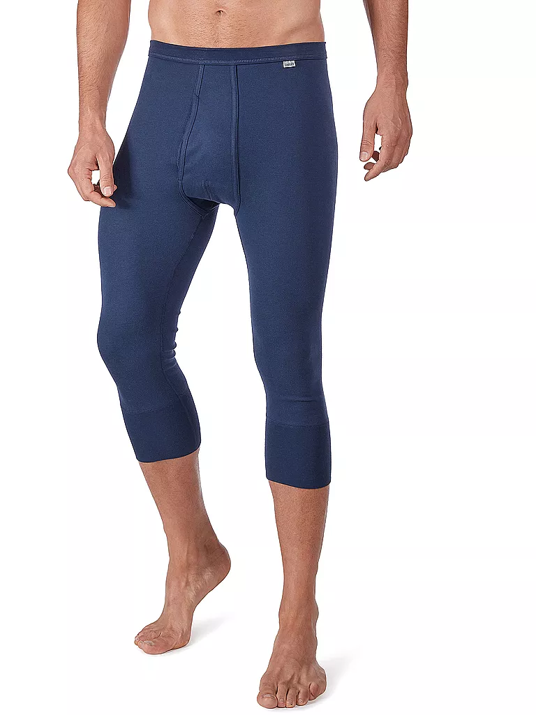 HUBER | Unterhose 3/4 mit Eingriff "Comfort" (Marine) | blau