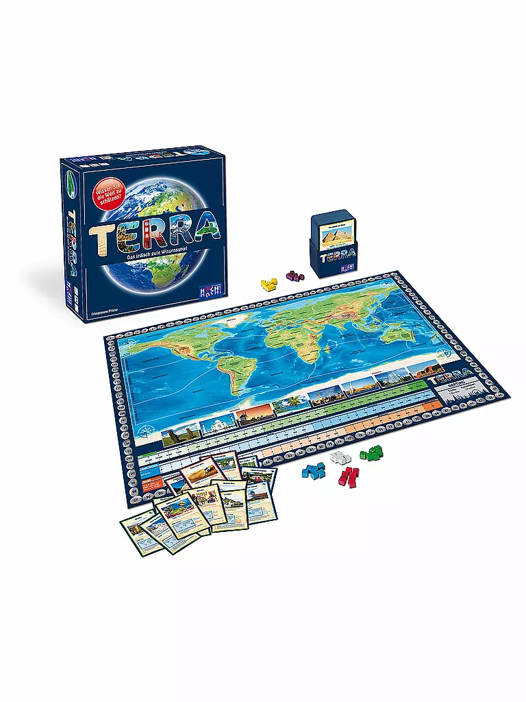 HUCH | Brettspiel - Terra - neues Design | keine Farbe