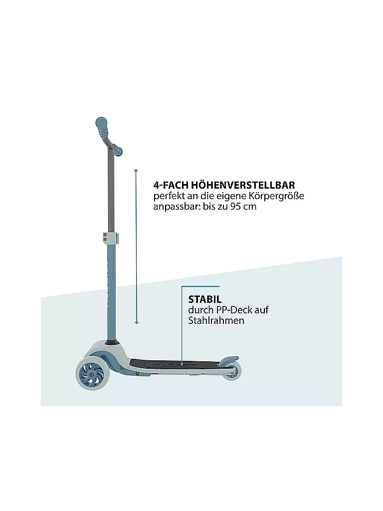 HUDORA | Tri-Scooter blau | keine Farbe