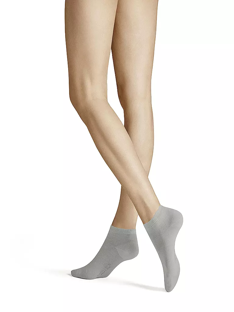 HUDSON | Kurzsocken Relax Fein silber | grau