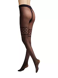 HUDSON | Modestrumpfhose FANCY NET black | schwarz